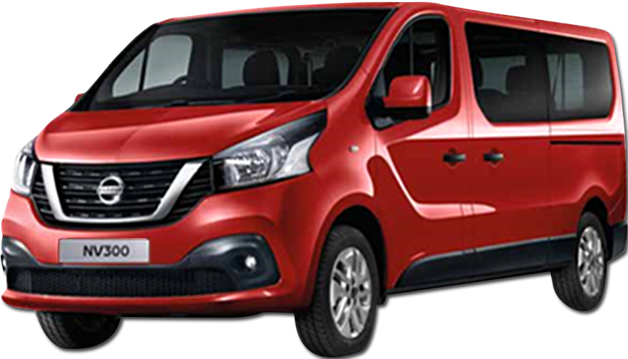 Rent a Nissan NV300 9 seater Diesel or similar car in Crete